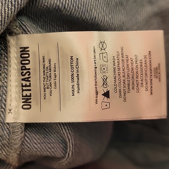 One Teaspoon Denim Dress Kids NWT - Picture 8 of 8